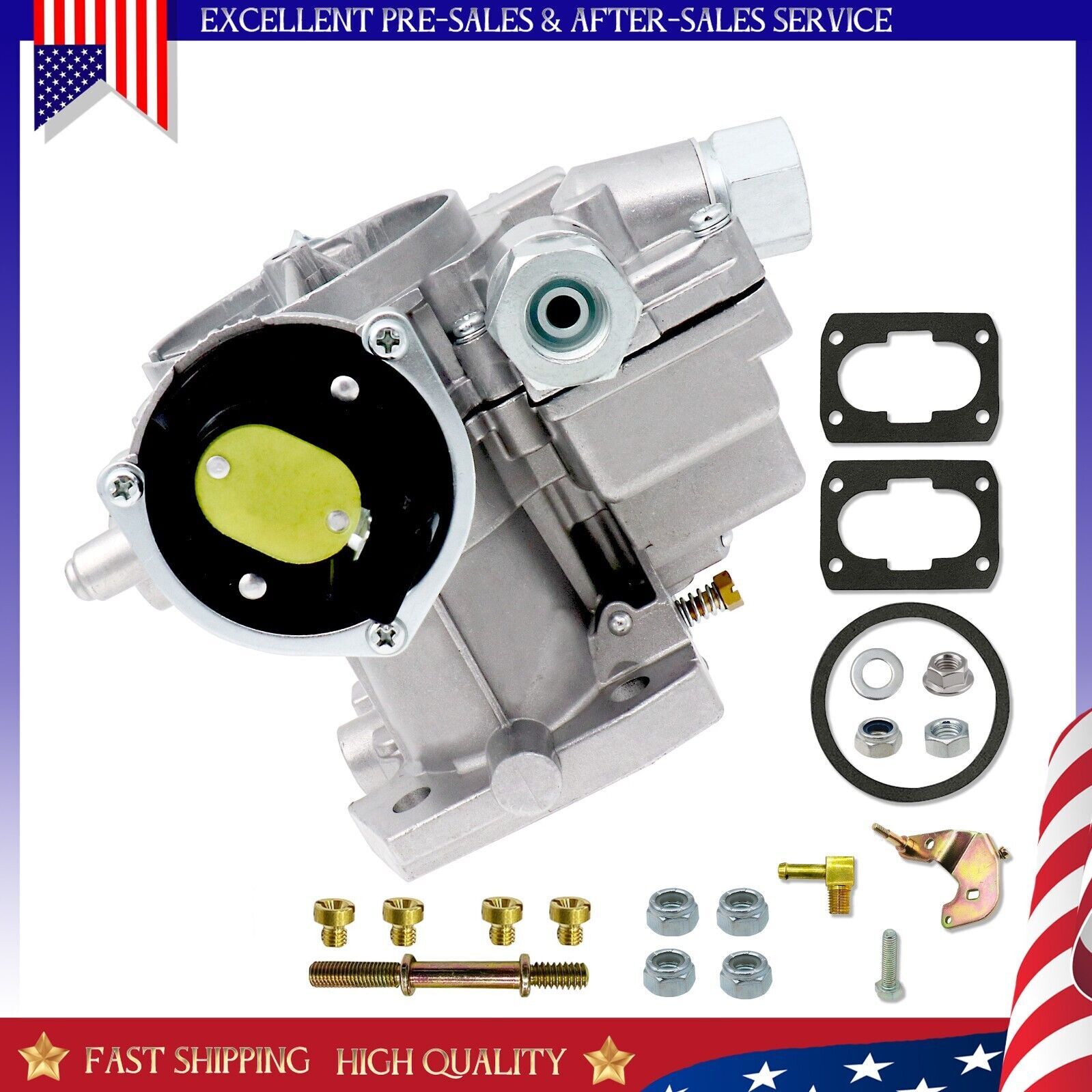 Carburetor for Mercruiser 4 Cylinder 2.5 L 3.0 L Rochester Mercarb Satin 🔥