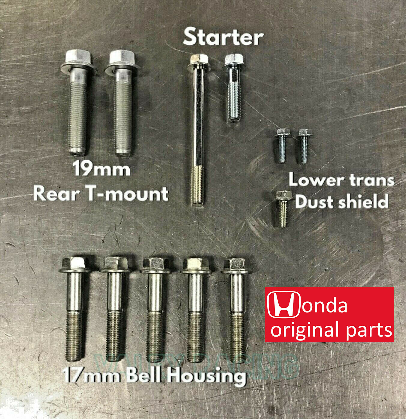 Honda Acura B Series Transmission Bolt Kit B16 B18 B20 5spd