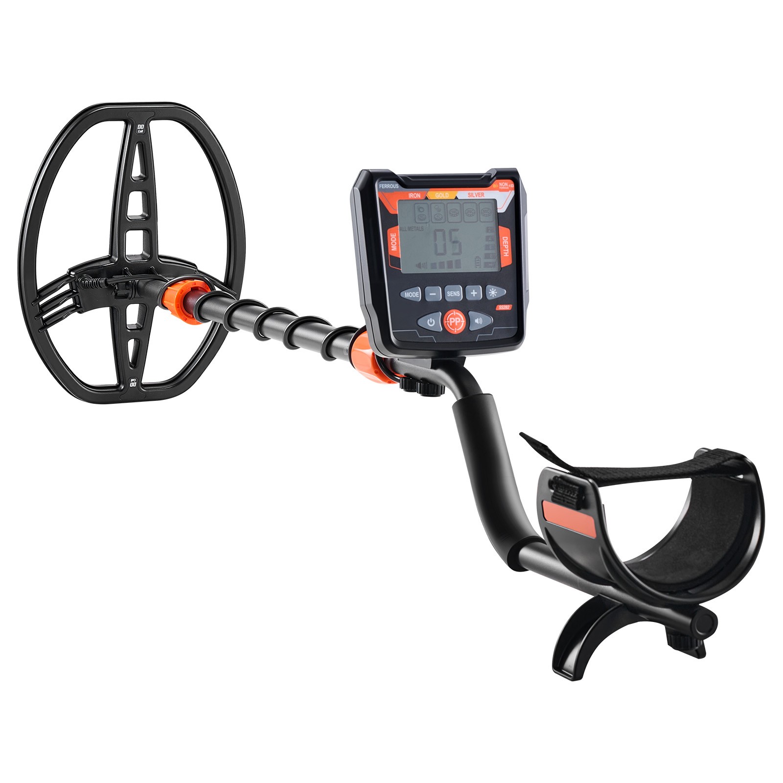 10 Inch LCD Metal Detector Waterproof Gold Digger Deep Sensitive Coil Hunter