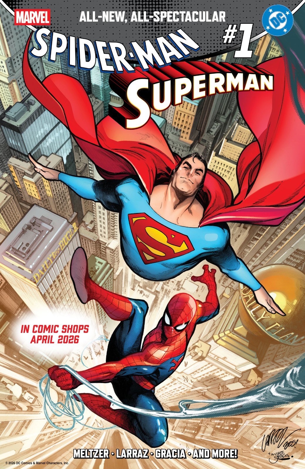 MARVEL/DC: SPIDER-MAN/SUPERMAN #1 *Dang! So Many Covers*[1:25] Presale 04/15/26