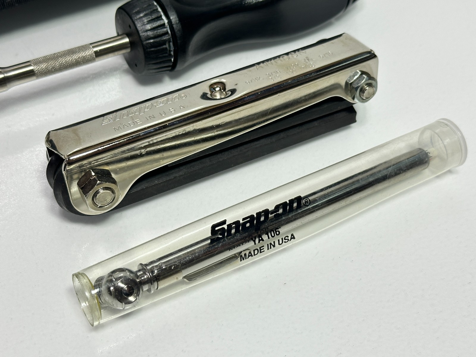 Harley Davidson Snap-On Tools USA SSX2028 Tool Screwdriver Kit Leather Pouch Bag