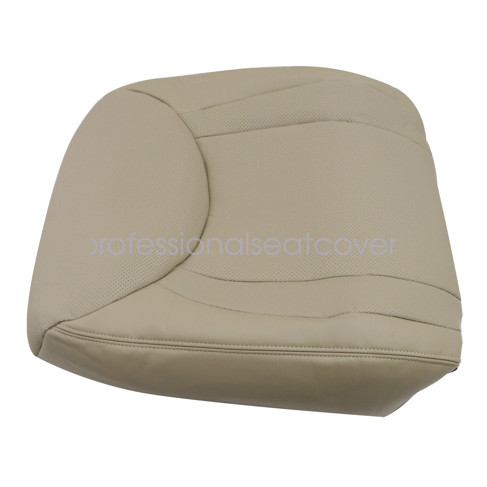 Driver & Passenger Leather Seat Cover Tan For 2001 to 2006 Lexus LS430