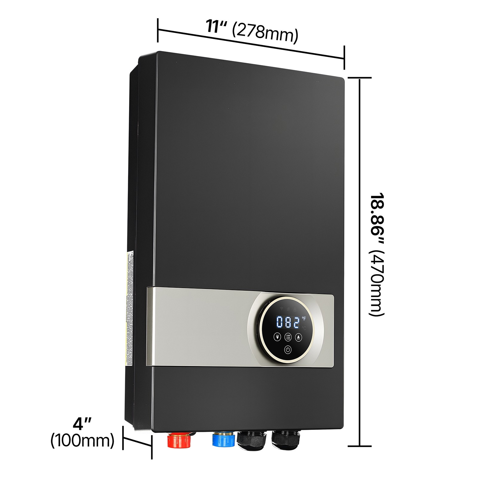 27KW Instant Hot Tankless Water Heater Electric Boiler for Shower Bathroom