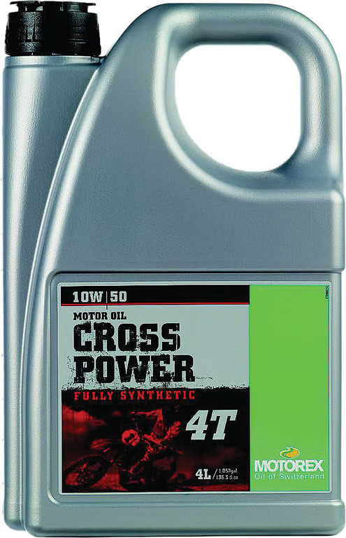 Motorex Cross Power 4T Oil - 10W50 - 4L. Motorcycle ATV/UTV Street Bike PWC 4 L.