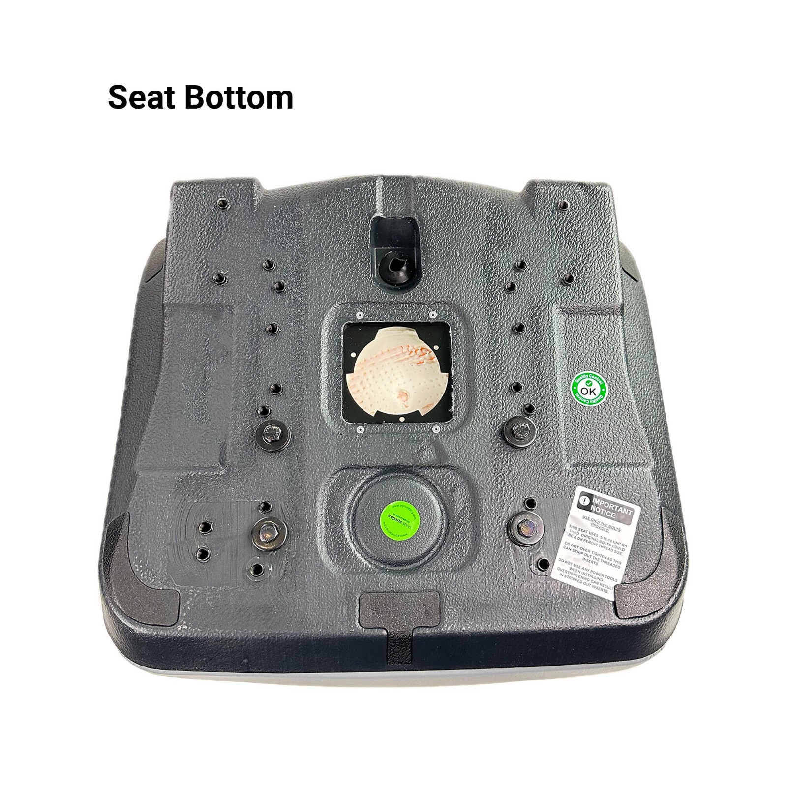 E-103267001 Grey Bucket Seat (2 Pcs) for Club Car