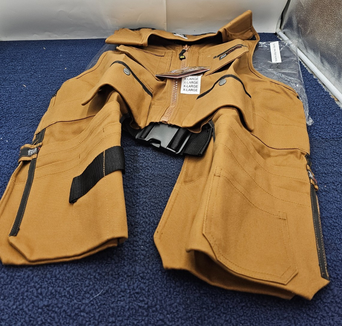 Tiger Trend 401001555XL Utility Tool Vest, Rugged Construction XLarge - Brown