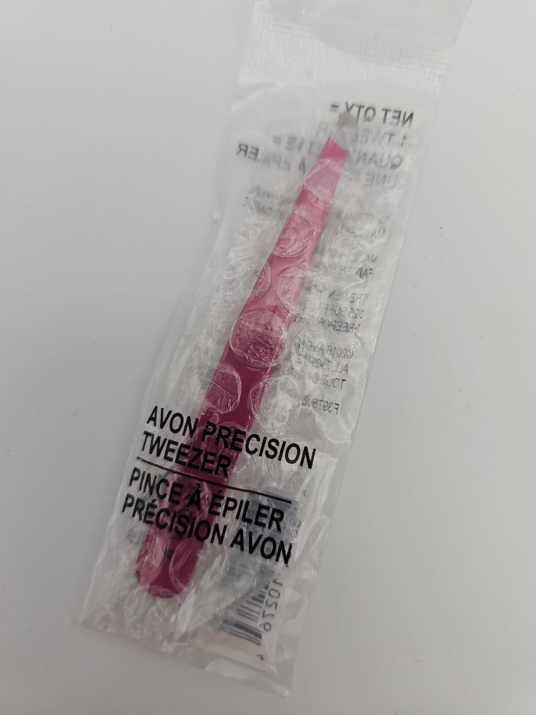 Avon precision Tweezer stainless steel tool pink