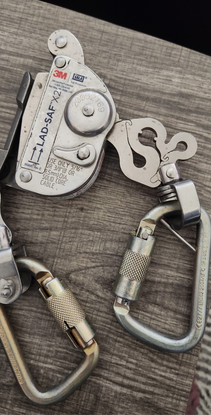 DBI Sala Lad Safe X3 Detachable Cable Ladder for Travel All Items Pictured Incl.