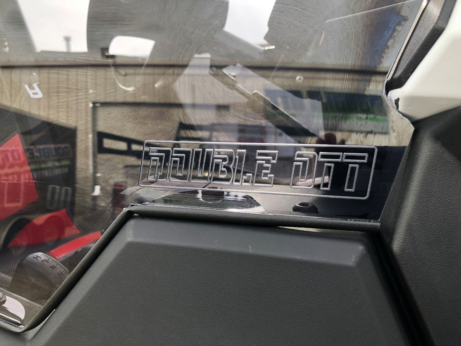 Double Ott Polaris RZR RS1 Upper DOORS Smoked Polycarbonate