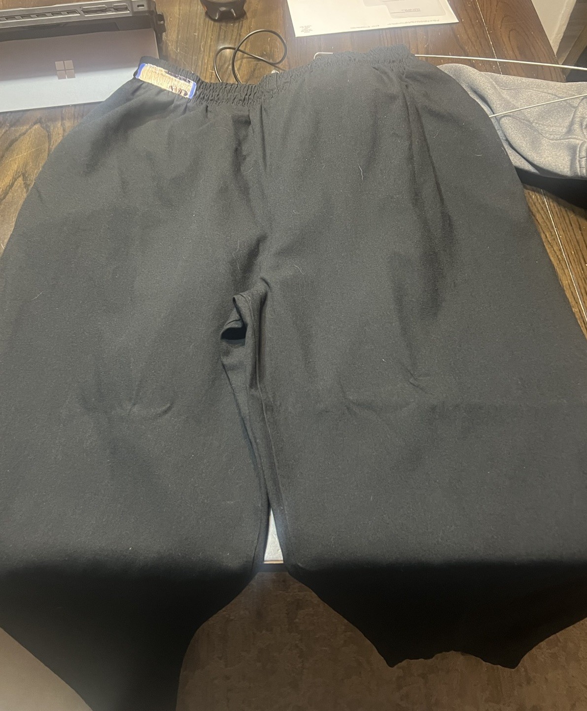 Large Baggy Black Chef Pants