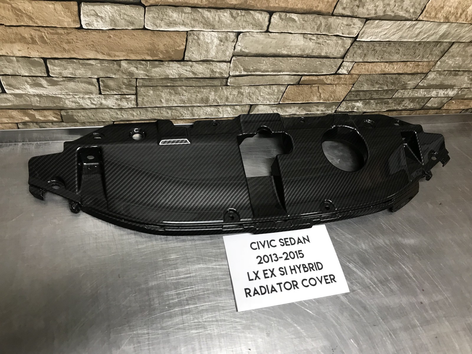 2013 - 2015 Civic SEDAN Carbon cooling Fb6 Radiator Si Hydro Dip Vtec Password