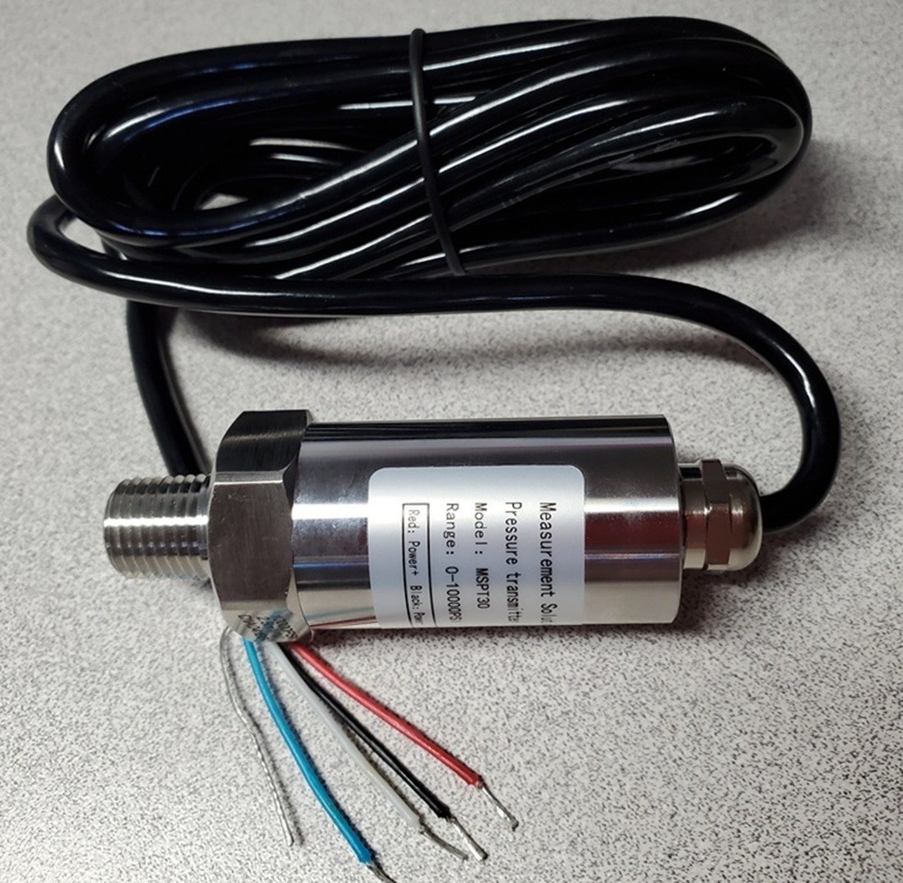 mV/V Pressure Transducer, 10,000 PSI Range.  mV/V Pressure Sensor, 10K PSI Range