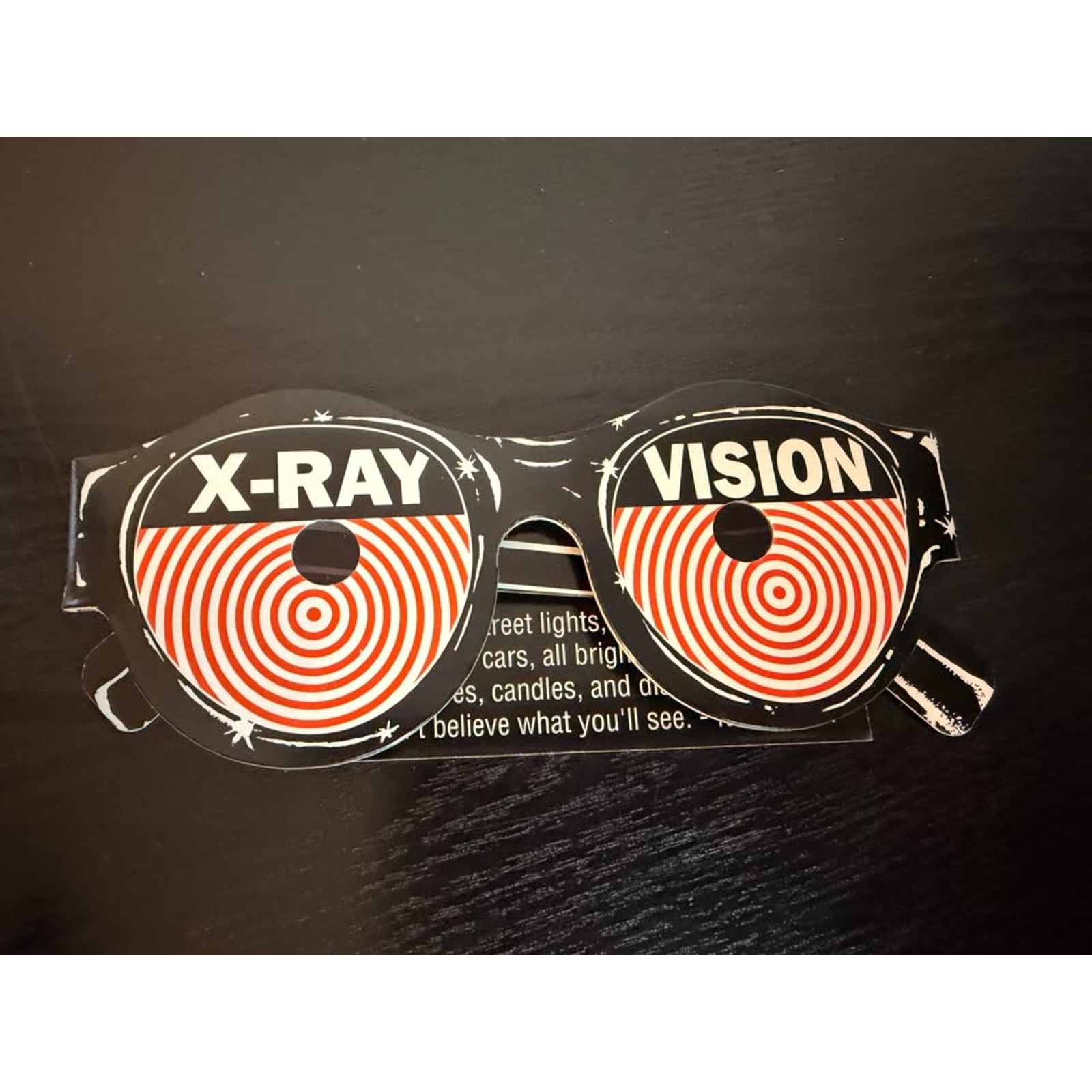 Novelty Retro Cardboard X-Ray Vision Glasses