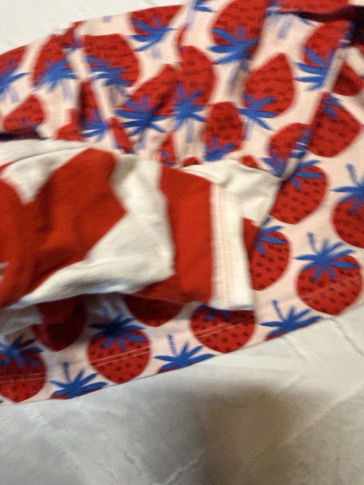 HANNA ANDERSSON T-Shirt Dress Sweet Strawberry Print Pockets 110 Girls 5