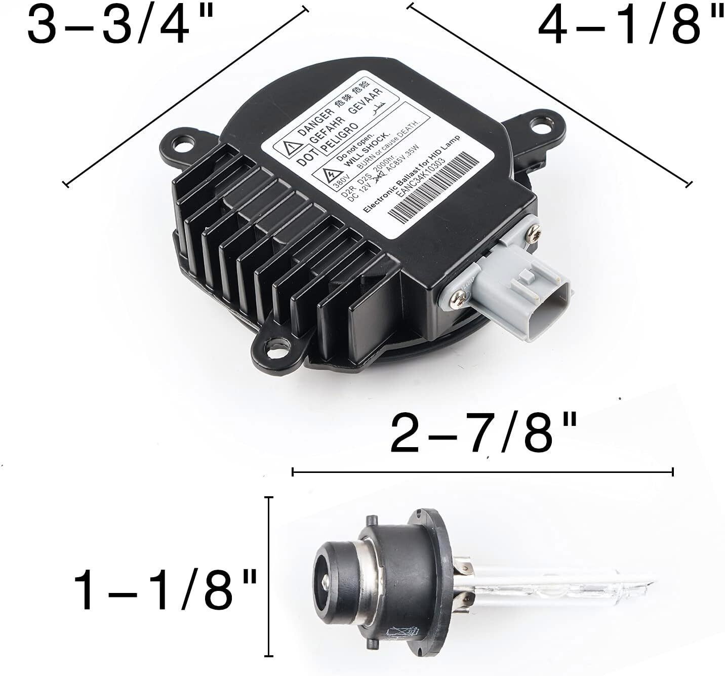 For 2007-2015 Infiniti G35 G37 Q40 Q50 Xenon Ballast Igniter HID D2S Bulb Kit