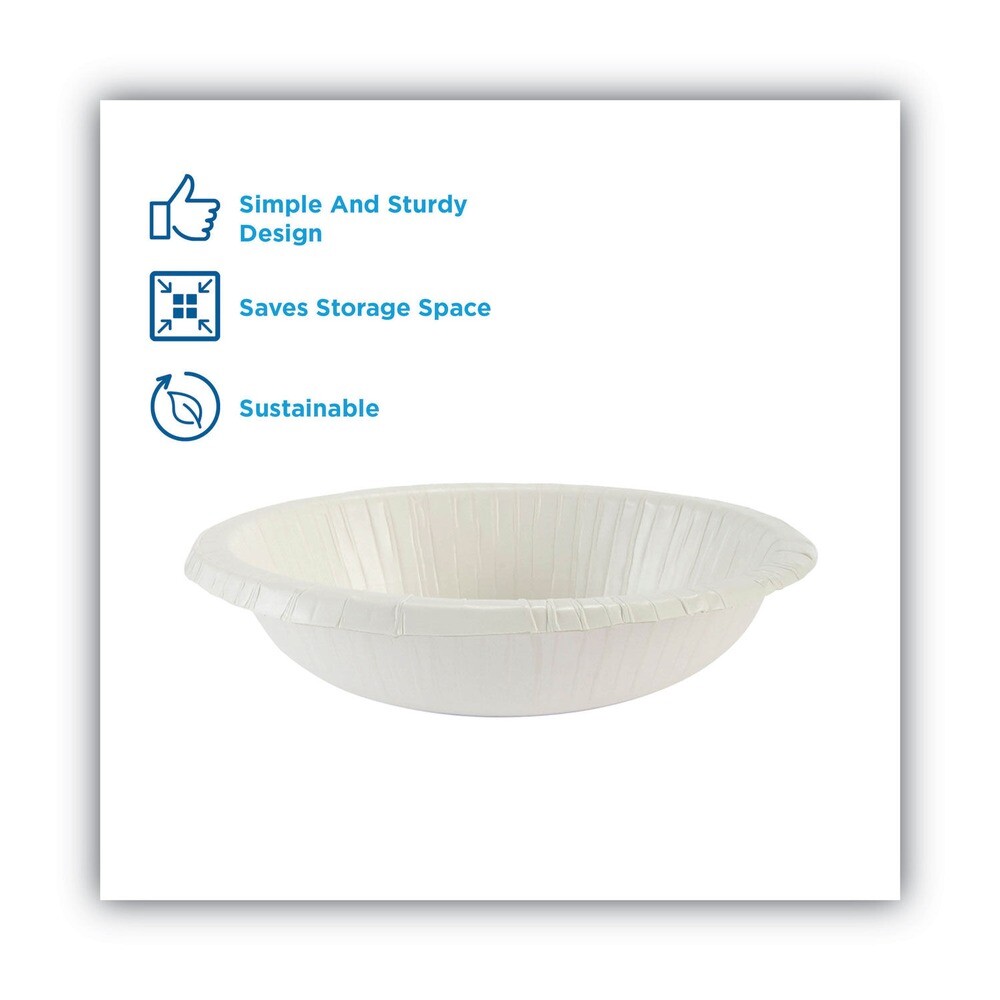 Dixie DBP09WCT 8.5 in. Paper Dinnerware Plates - White (4 Packs/Carton) New