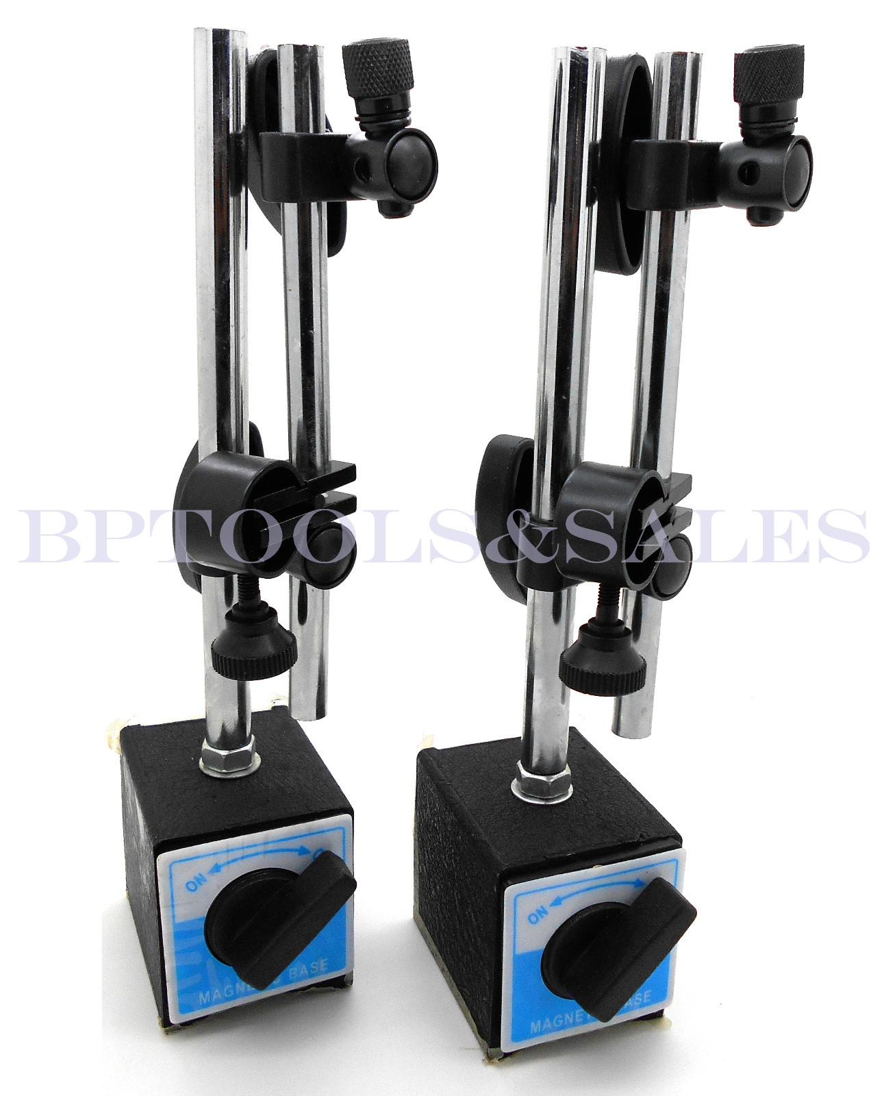 (2) Magnetic Base Fine Adjustment Holder for Dial Test Indicator 132lbs Force