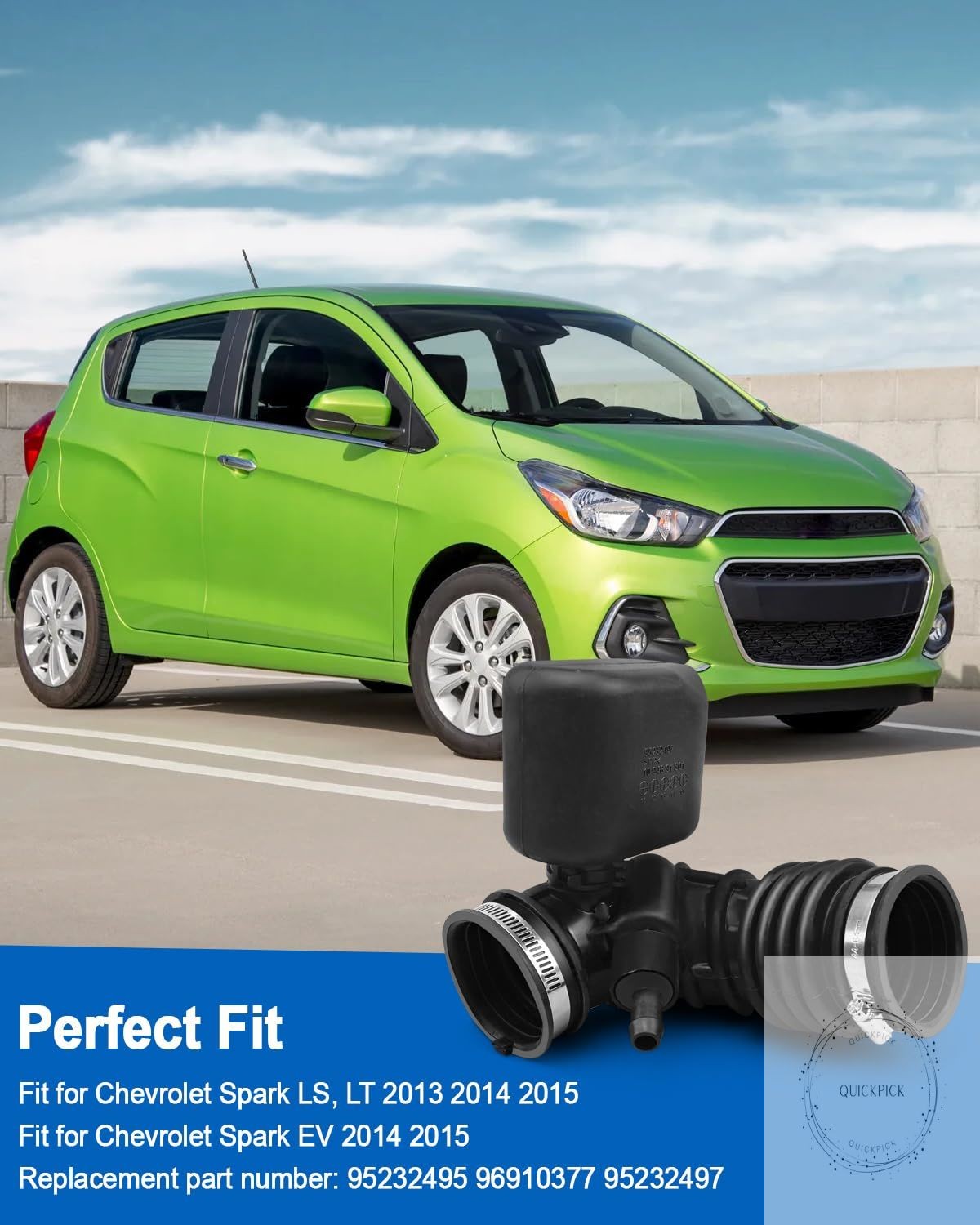 Air Cleaner Outlet Duct Hose Fit for Chevrolet Spark 2013 2014 2015 Air Filter