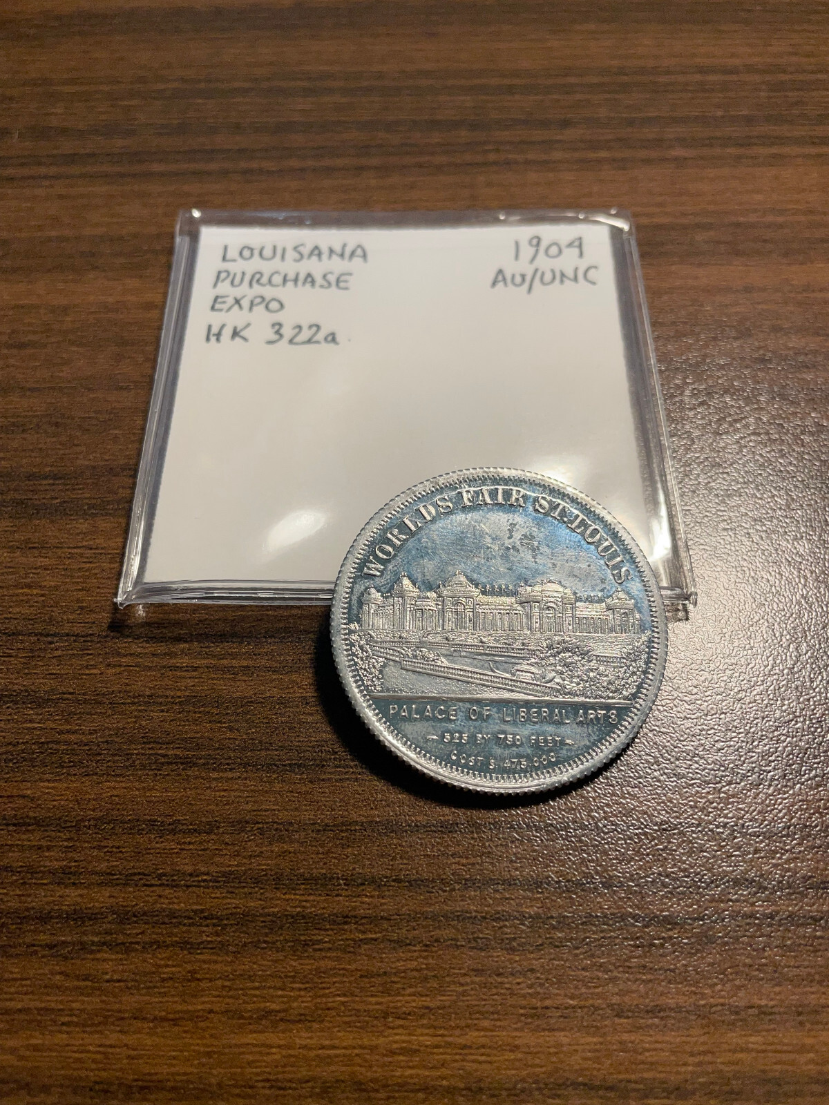 1904 Louisiana Purchase Expo St. Louis HK 322a So Called Dollar AU/UNC