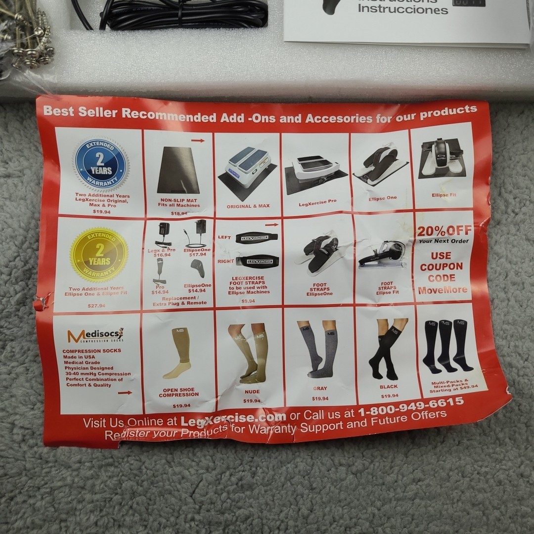 Ellipse One by LegXercise Elliptical Leg Exerciser Under Desk