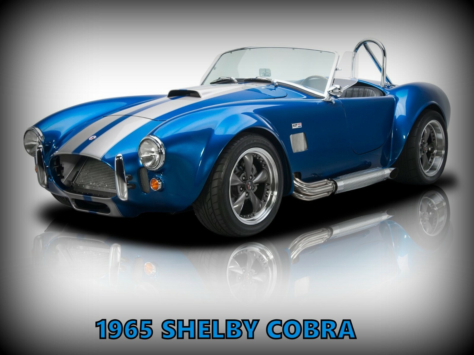 1965 Shelby Cobra NEW Metal Sign: Pristine Hot Rod Restoration 12x16" Large Size