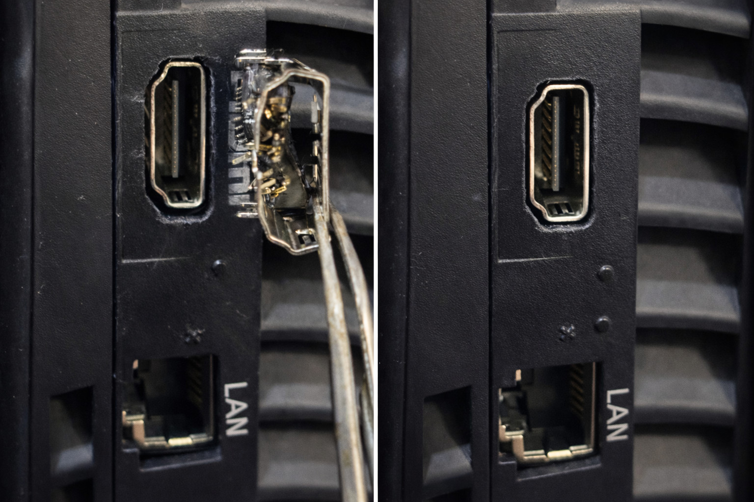 Mail-In PS5 / Xbox HDMI Port Repair Service – No Signal / No Display – 1 day Fix