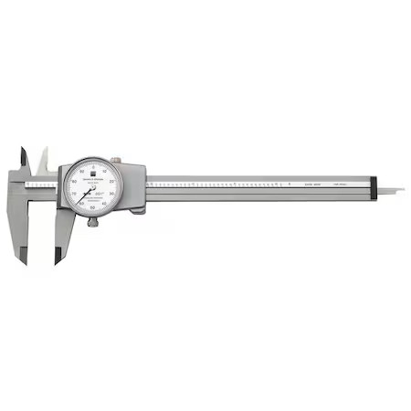 Tesa Brown & Sharpe 599-579-4 Dial Caliper, 6 In, 0.001 In Grad, White