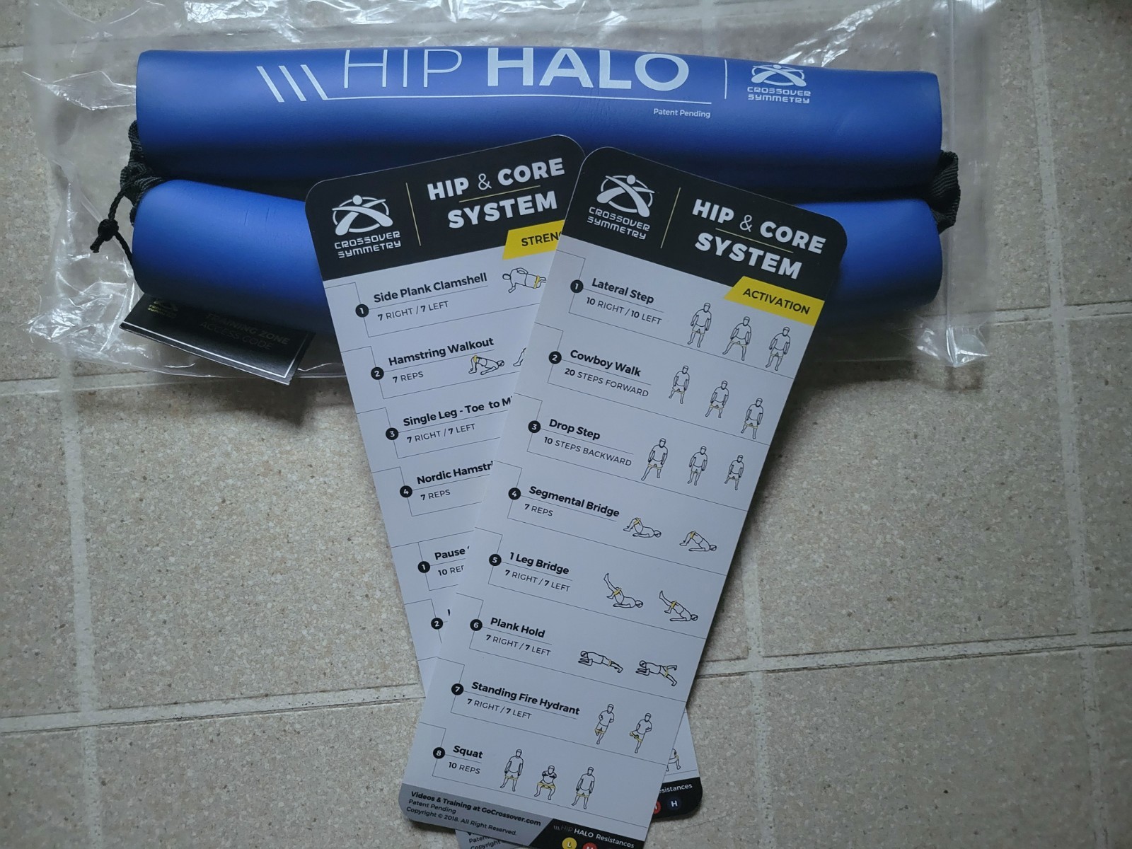 Crossover Symmetry Hip Halo Heavy Resistance Blue (NEW)