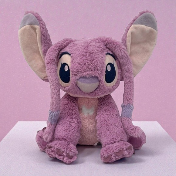 NWOT Disney Store Lilo & Stitch Angel Pink "Stitch" Plush 15" Stuffed Animal
