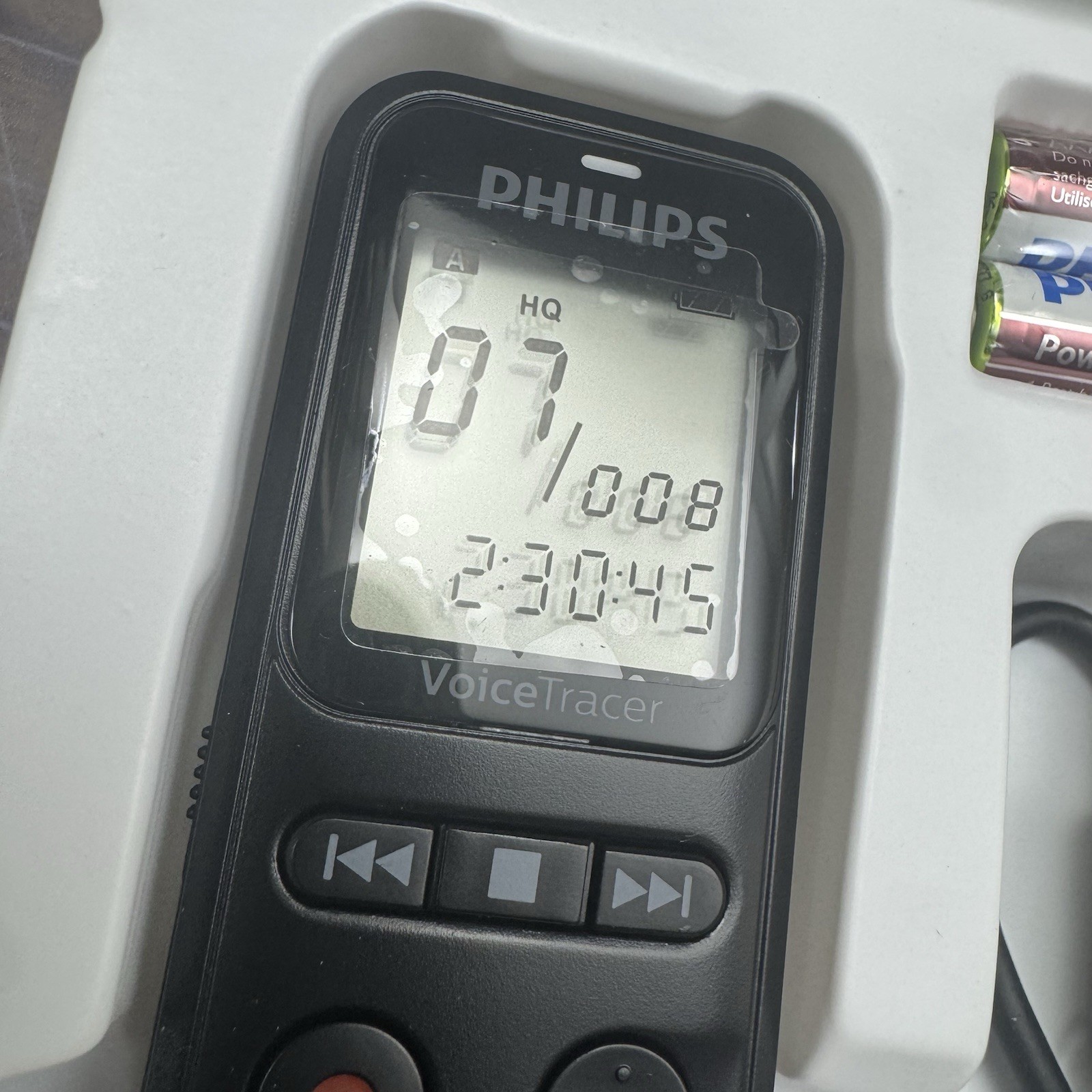 Philips Voice Tracer Audio Recorder 8mb OPEN BOX NEW Recording DVT1160