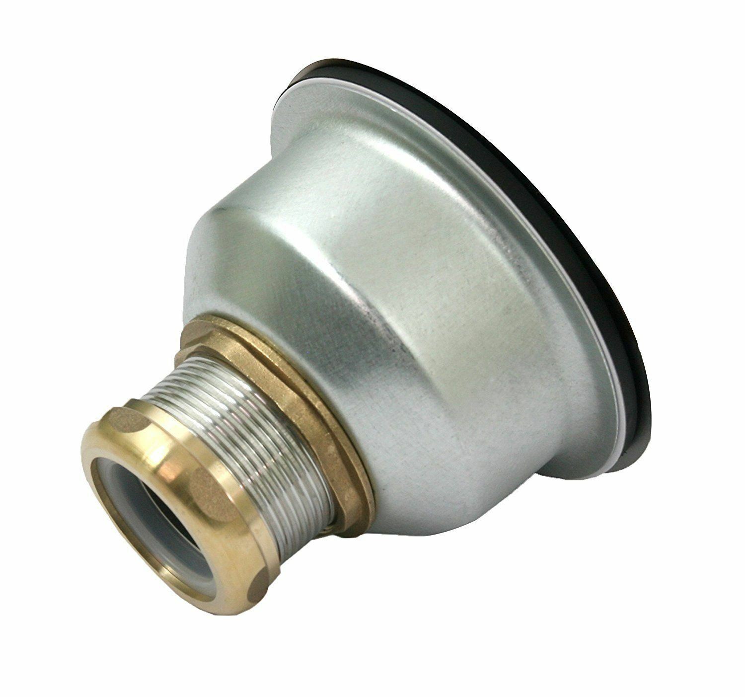 Kitchen Sink Stainless Steel Drain Assembly Strainer Basket Snaplock Stopper