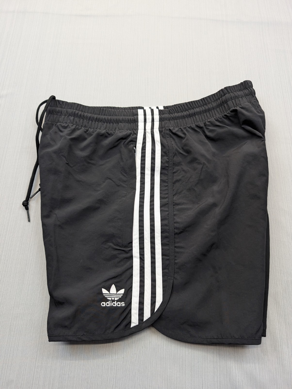 New Mens Adidas Originals Shorts Sprinter 5” Sz Medium Classic Retro Black