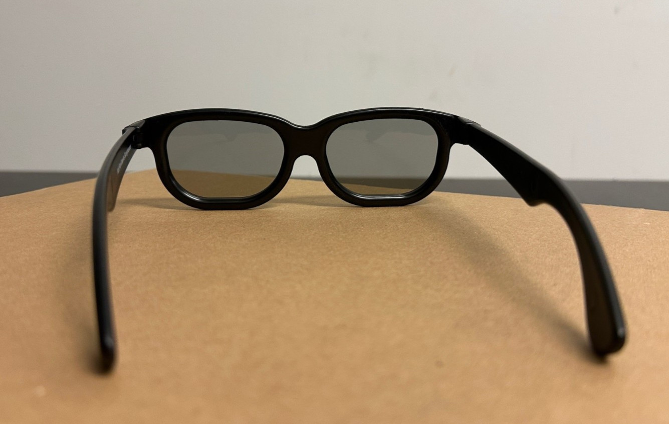 TECHNICOLOR REAL D REALD 3D MOVIE THEATER GLASSES ALL NEW SEALED BLACK COLOR