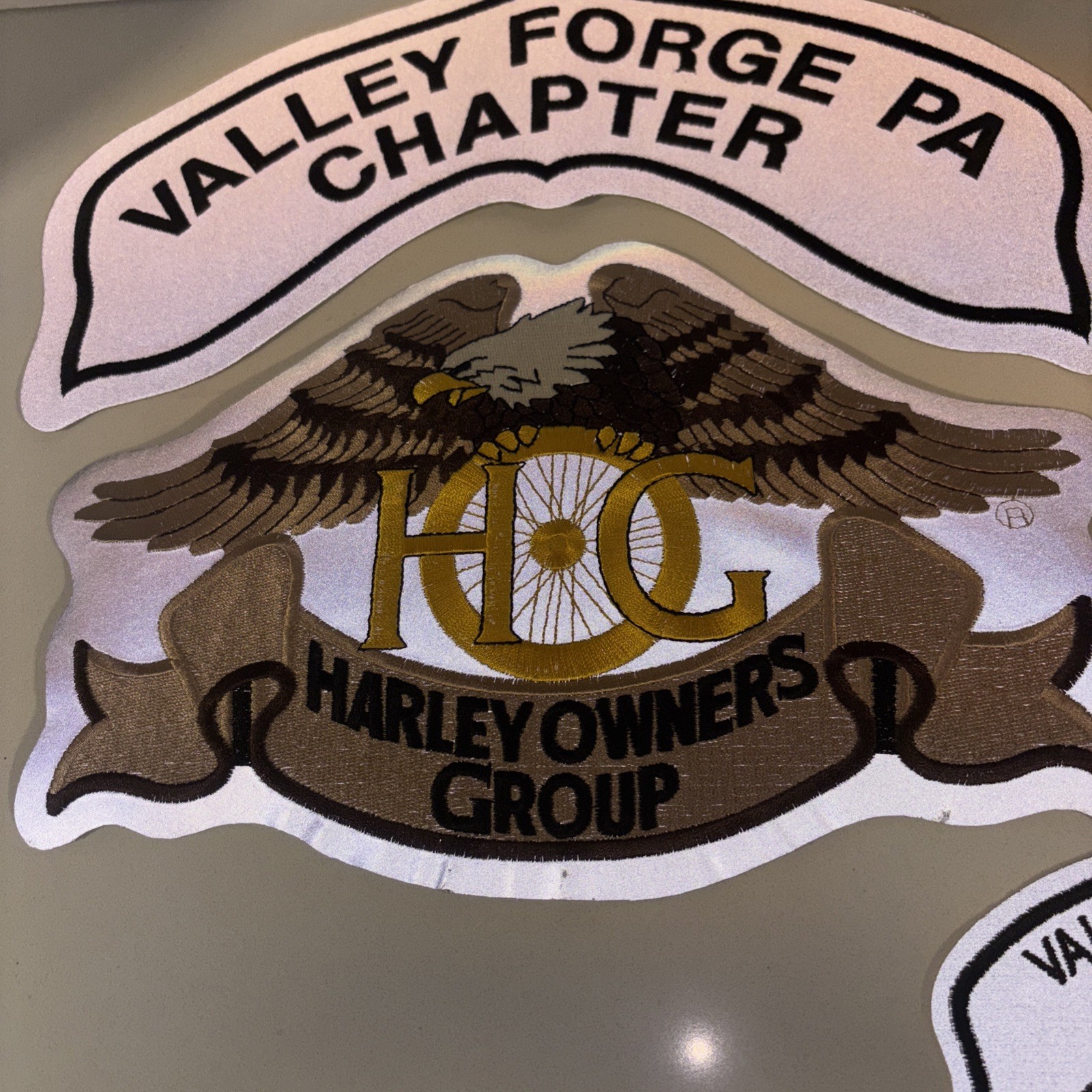 HARLEY OWNERS GROUP Large PATCHES (brand New)