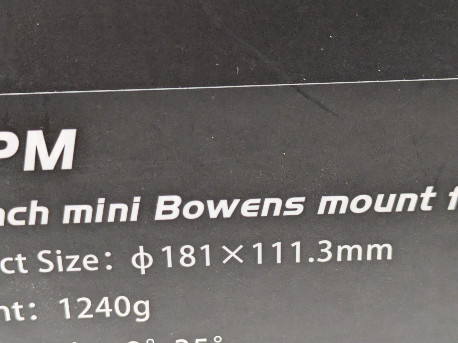 iFootage 6 Inch Mini Bowens Mount Fresnel Spotlight Lens 6FPM 8-35 Degree