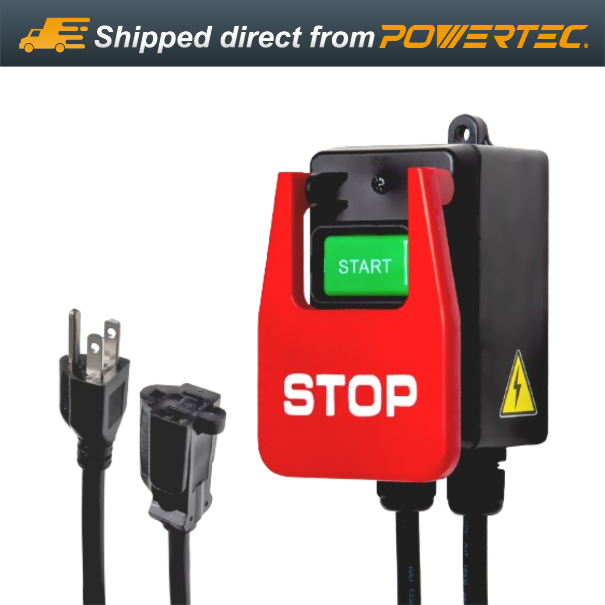 POWERTEC 71754 Safety Paddle Switch for Router Tables & Saws