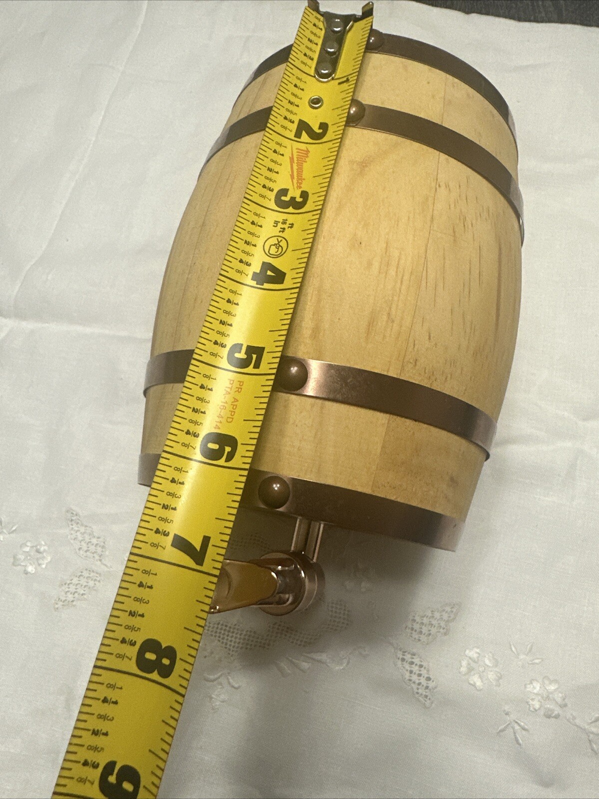 Mini Whiskey Barrel Wooden Replica Heritage Collective Dispensing Mini Keg 27 oz