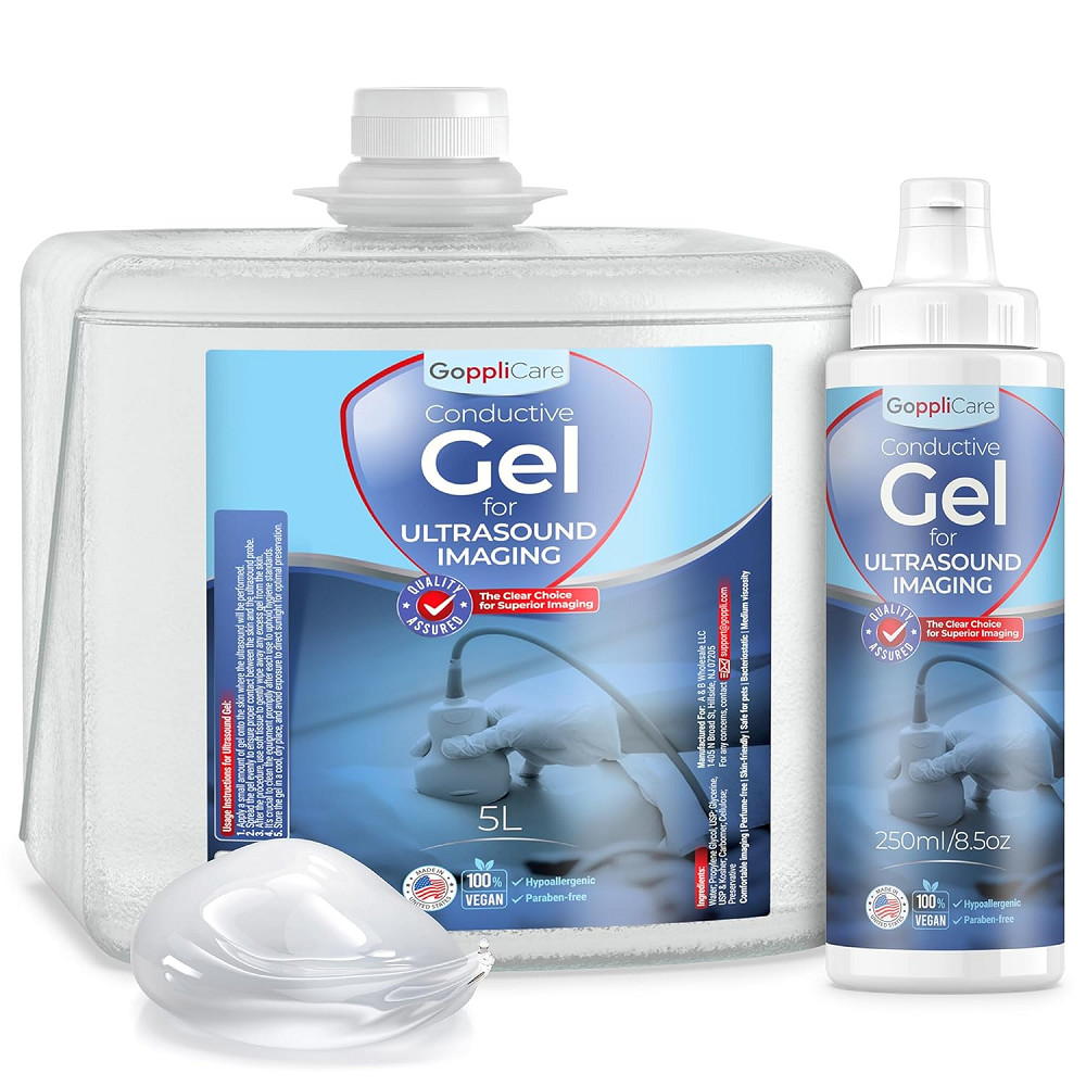 Goppli 5L Conductive Cooling Gel for Ultrasound Imaging Hypoallergenic Last Long