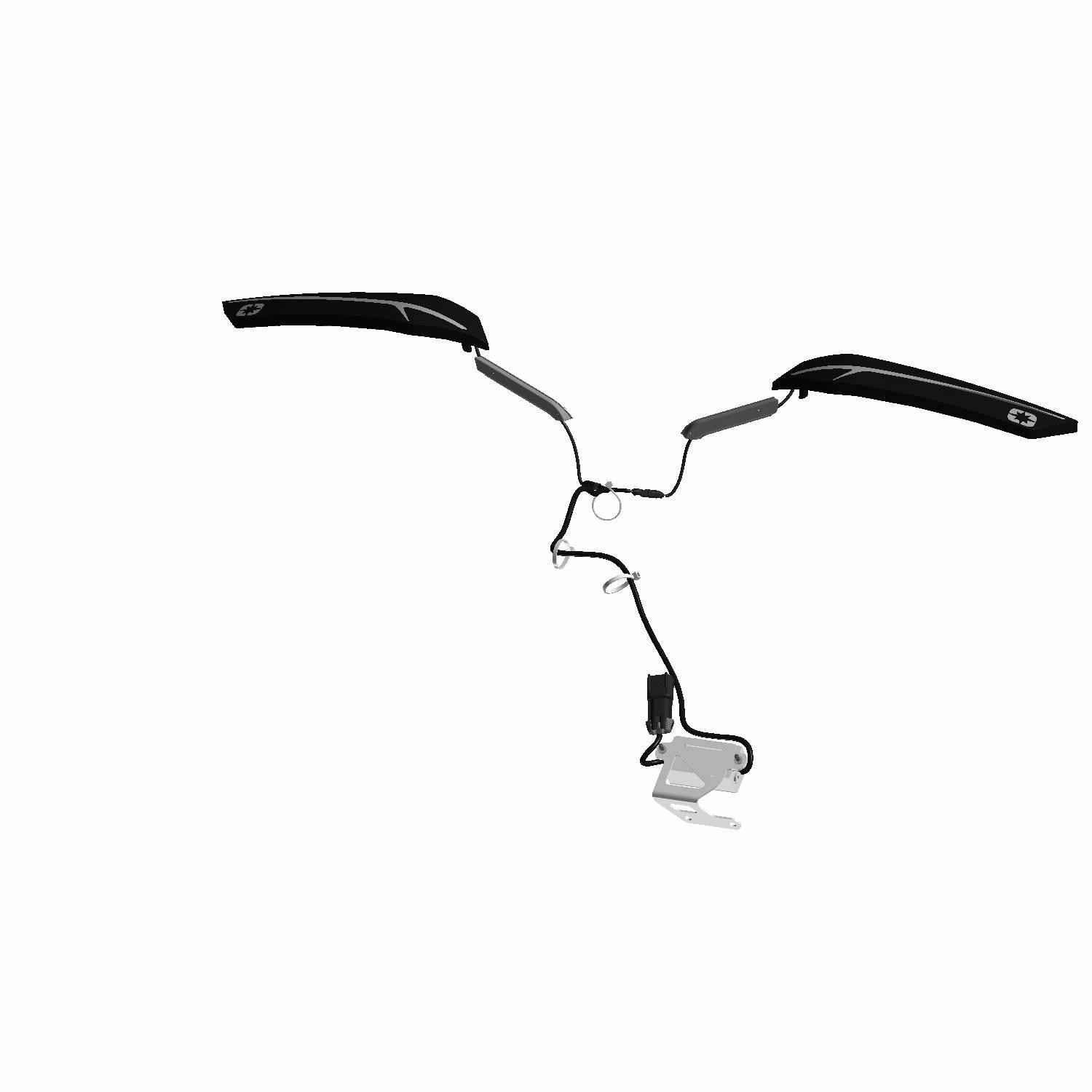 Polaris Defend Handguard Signature Light, for Snowmobile Models - 2890117