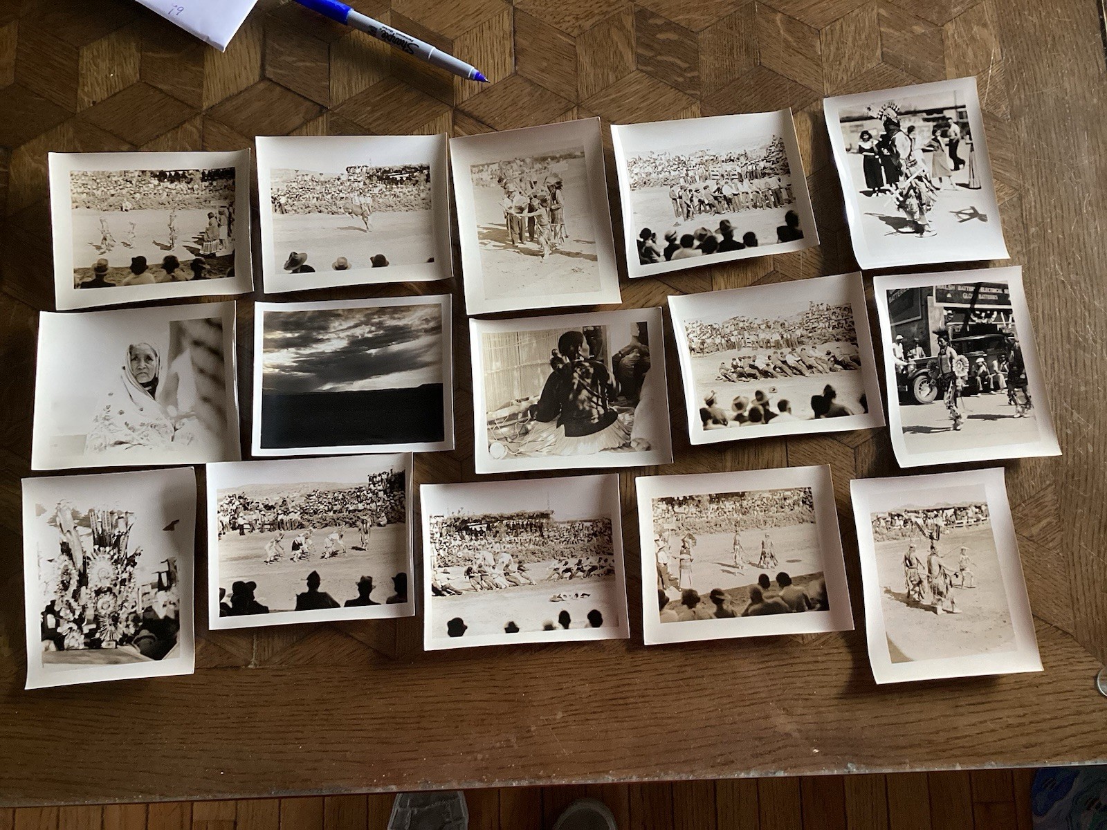 1930s Native American Indian Wild West Show 15/4x5” Original Vintage Photos