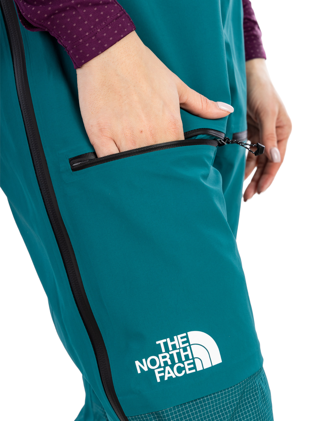 Women's The North Face L5 Futurelight Full Zip Bib Ski Snow Pants New $600