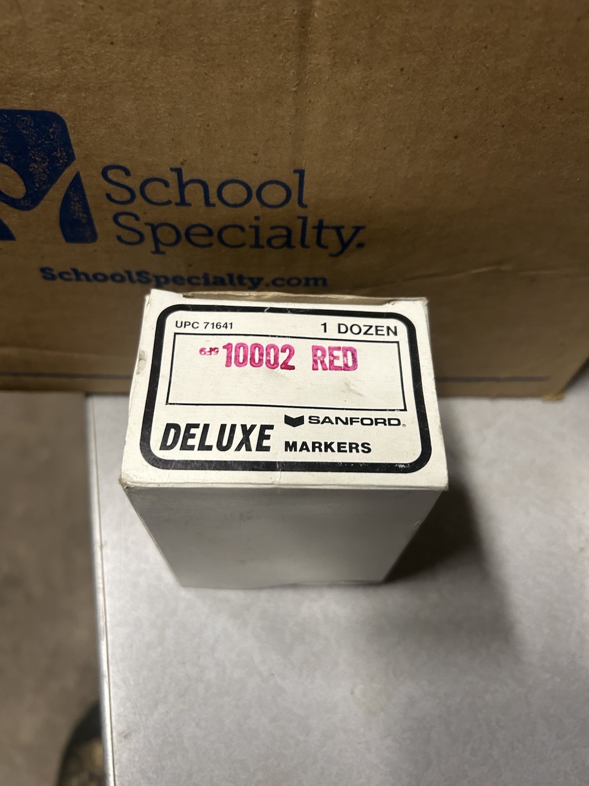 12- Sanford Deluxe Markers (Red)