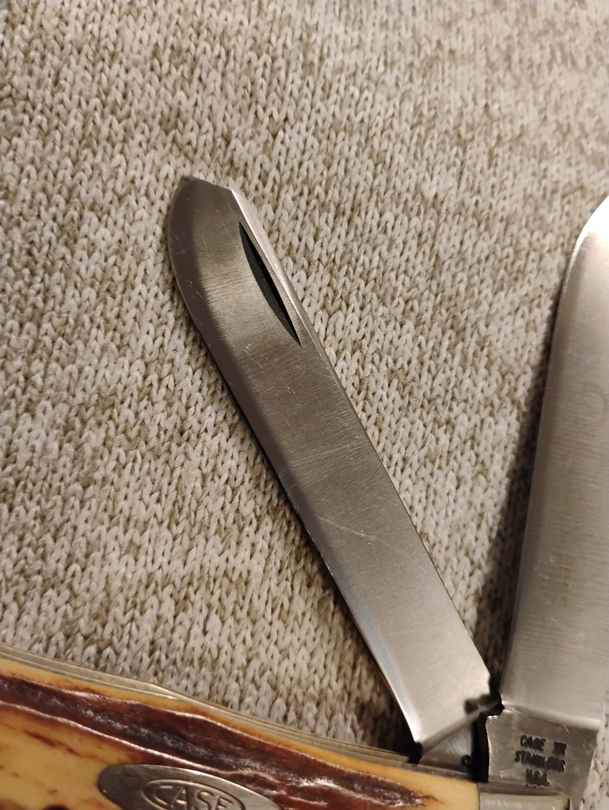 1976 CASE XX 5254 SSP STAG RAZOR EDGE TRAPPER