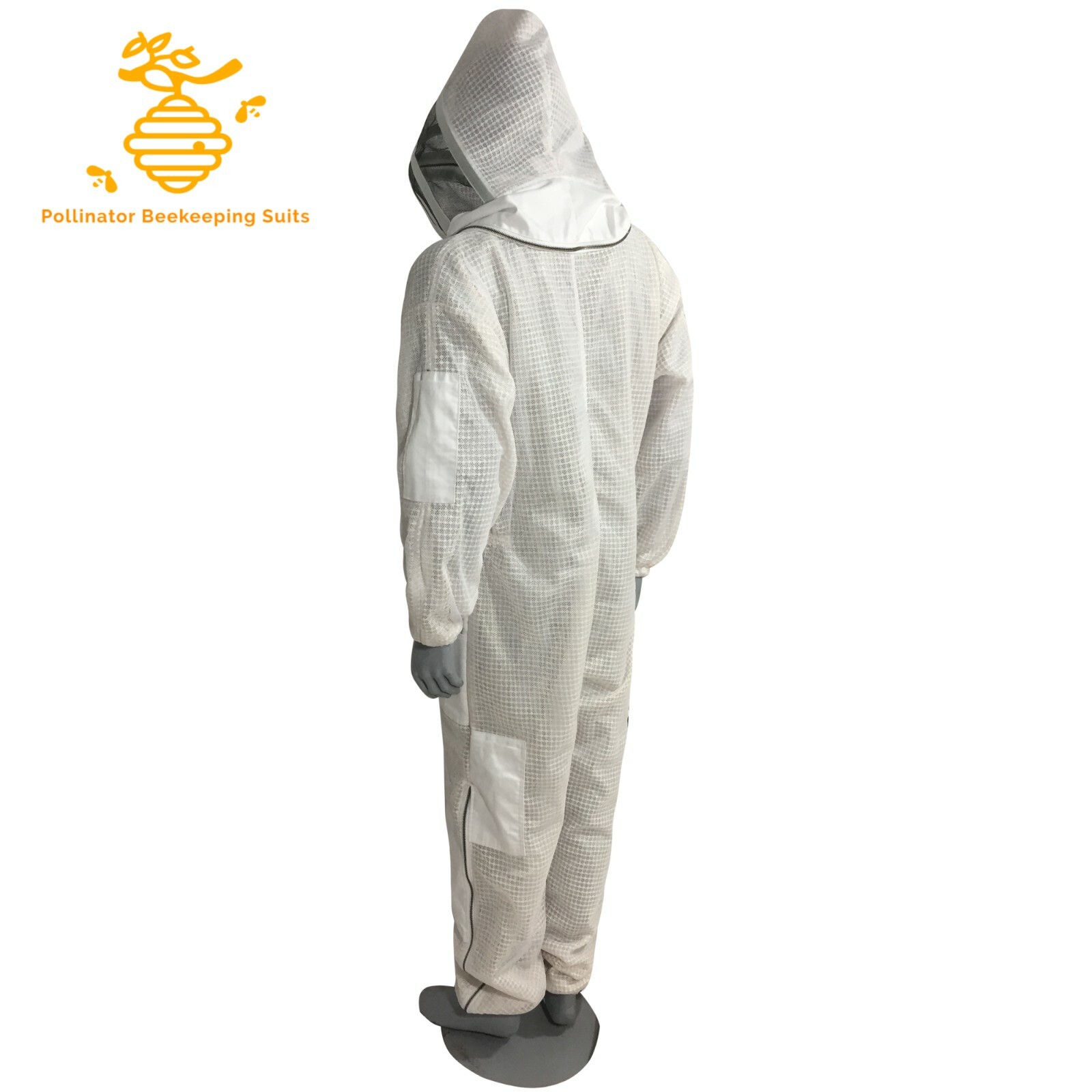 Ventilated Bee Suit Fencing Veil Beekeepers Three Layer beekeeping Suit Coverall