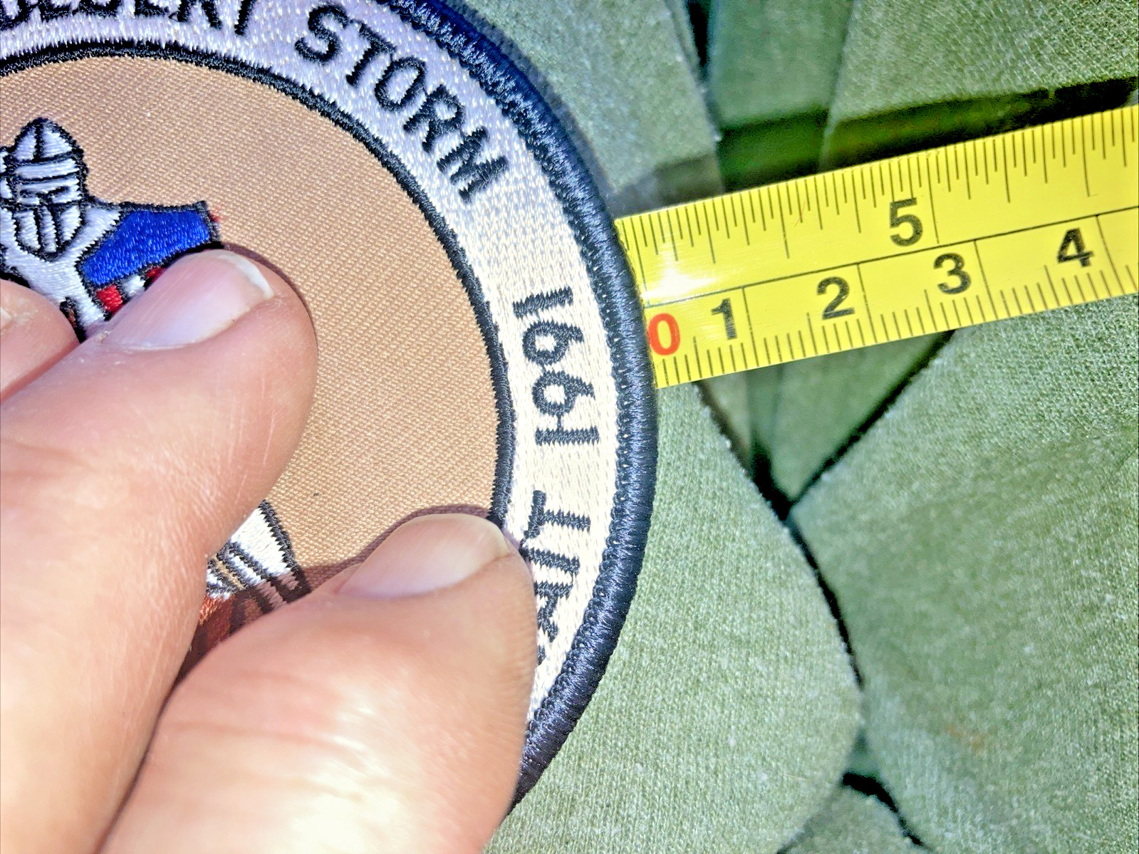 SCARCE, UNIQUE DESERT STORM PATCH usmc army usaf usn uscg usms knight horse