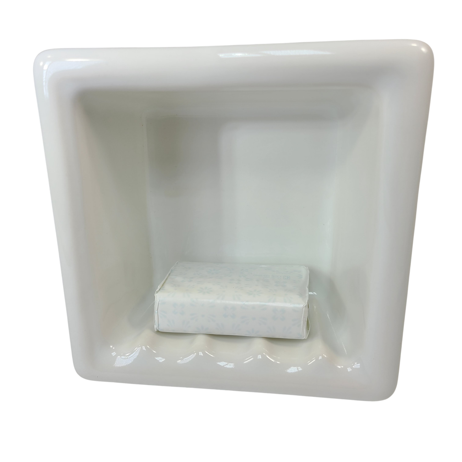 Kohler White Recessed Ceramic Tile Shower Wall Niche Soap Dish Tray Vintage K101