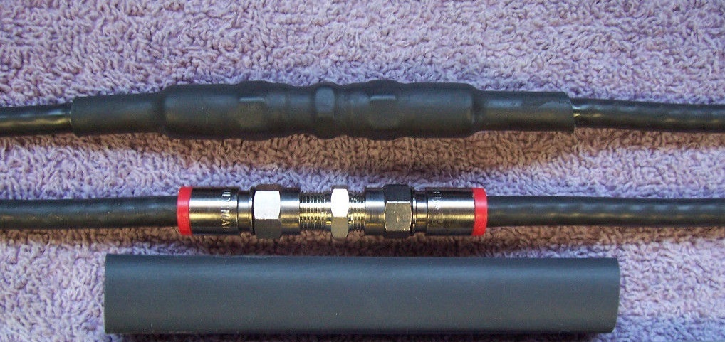 100 FT 100' Feet BLK 5/8" 16mm Polyolefin 2:1 Heat Shrink Tubing with Cable Text