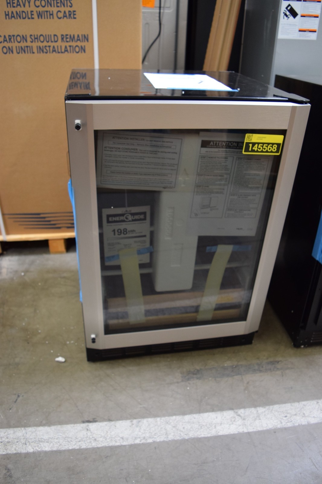 GE Monogram ZDBR240NBS 24" Stainless Built-In Beverage Center NOB #145568 MPA