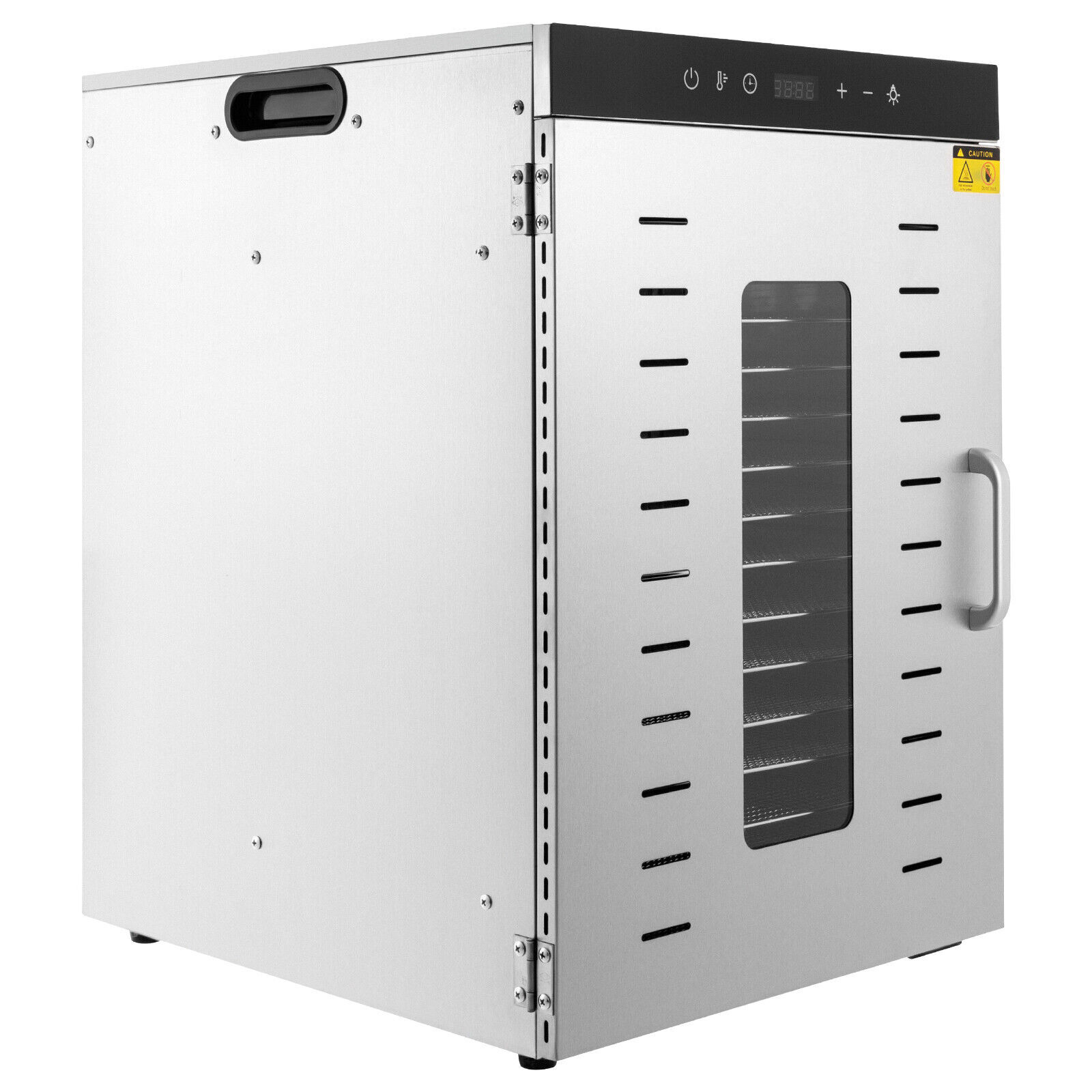 Commercial 16-Tray Countertop Electric Food Dehydrator Fruit Meet Dryer Machine