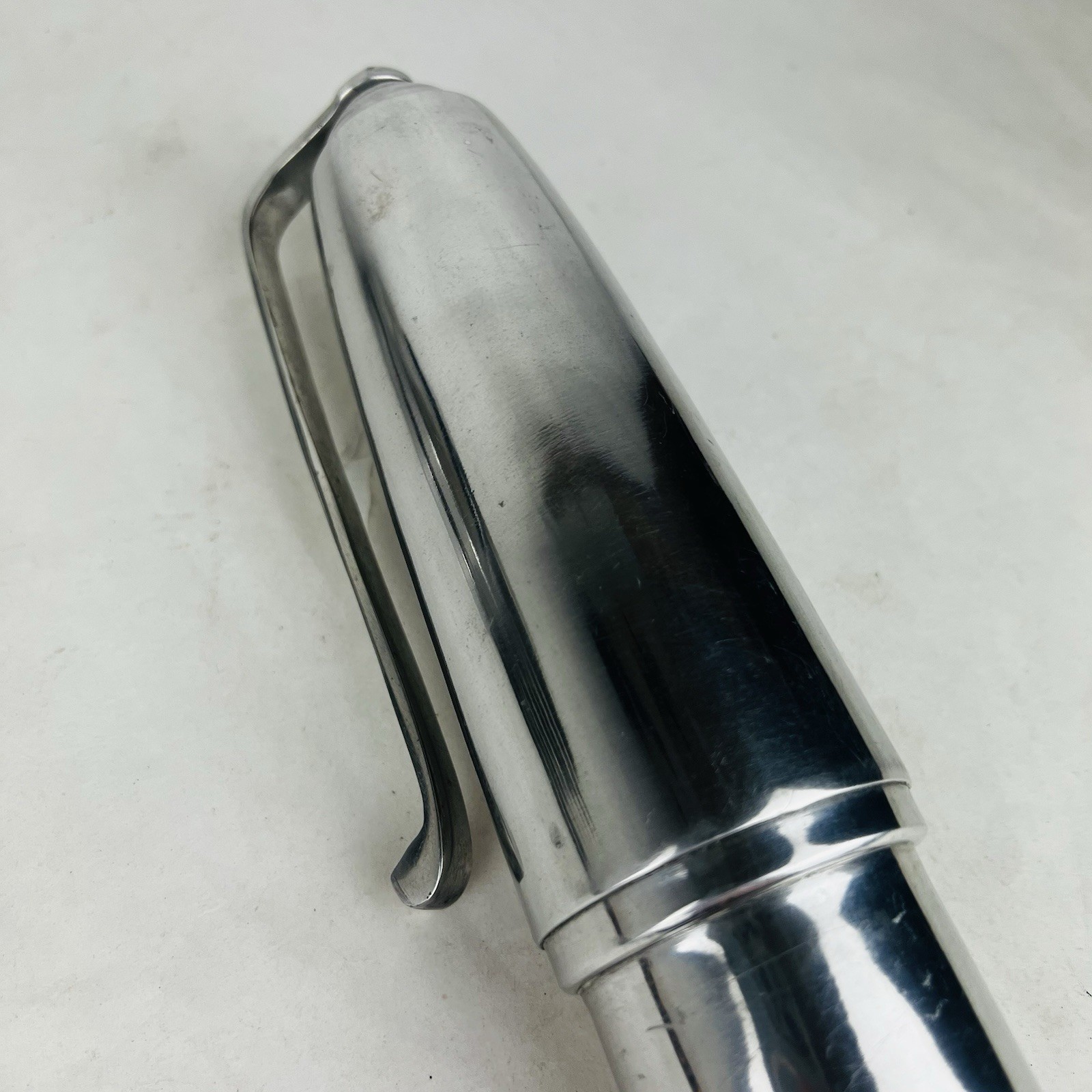 Vintage Oversized Aluminum Fountain Pen Store Display 20.5 Inch